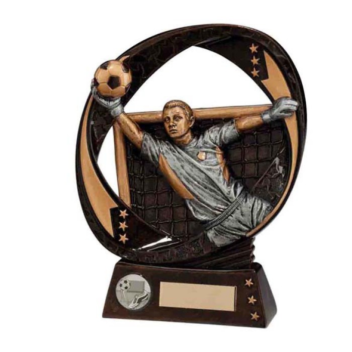 TYPHOON FOOTBALL GOALKEEPER AWARD - 17CM